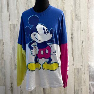 Disney Parks Women's Size Medium Disney World Spirit Jersey Shirt Retro Color